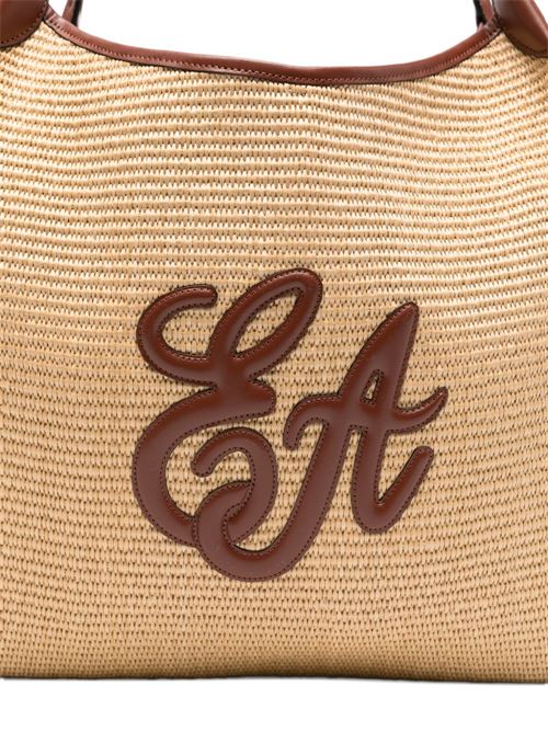 LARGE STRAW TOTE BAG