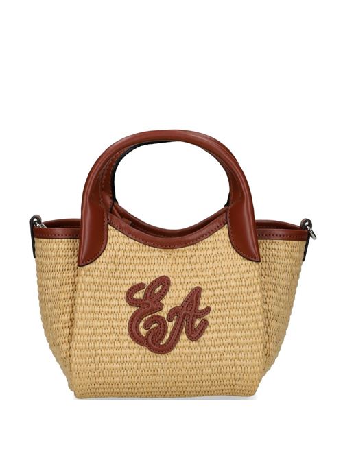 SMALL STRAW TOTE BAG