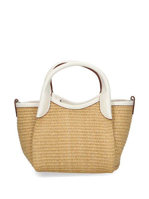 SMALL STRAW TOTE BAG
