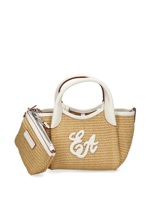 SMALL STRAW TOTE BAG
