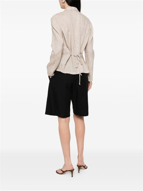 LINEN SINGLE-BREASTED JACKET