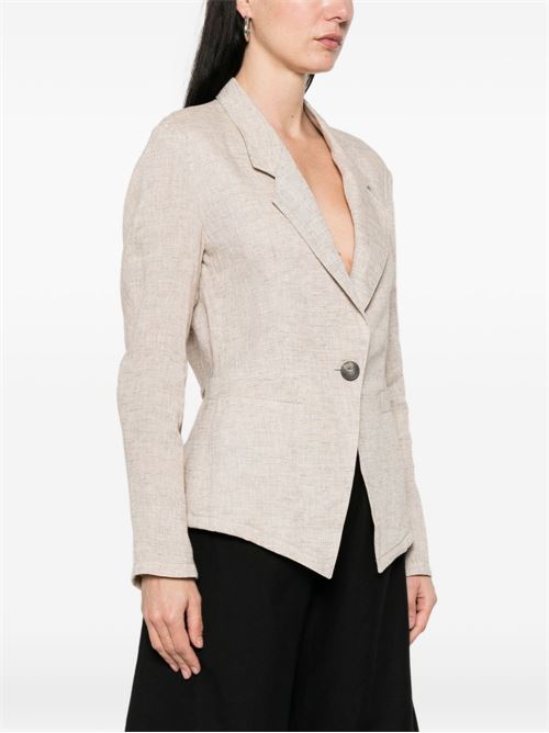 LINEN SINGLE-BREASTED JACKET