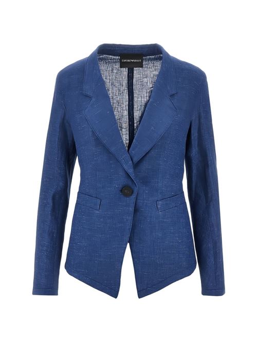 LINEN SINGLE-BREASTED JACKET