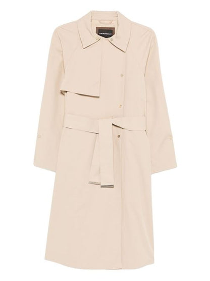 COTTON BLEND TRENCH COAT