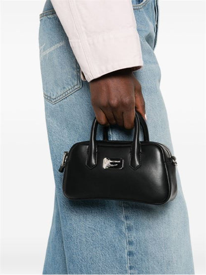 SMALL LEATHER BOWLING BAG