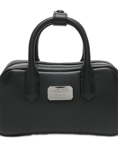 SMALL LEATHER BOWLING BAG