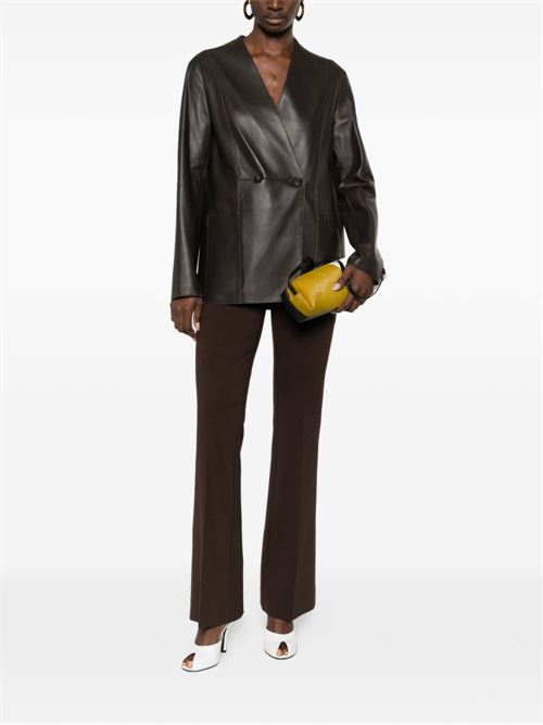 LEATHER BLAZER JACKET