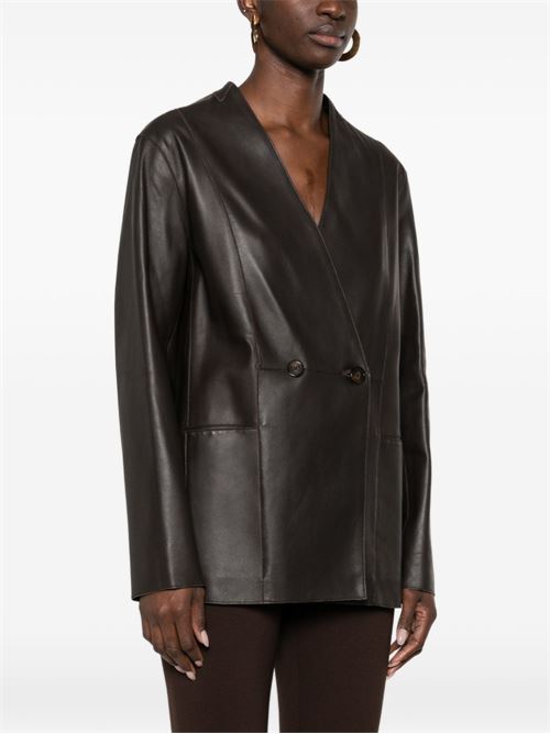 LEATHER BLAZER JACKET