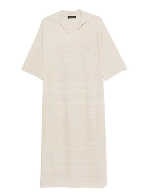 WOOL AND COTTON SHIRTDRESS