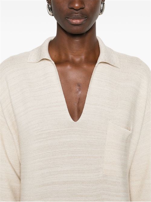 WOOL AND COTTON SHIRTDRESS