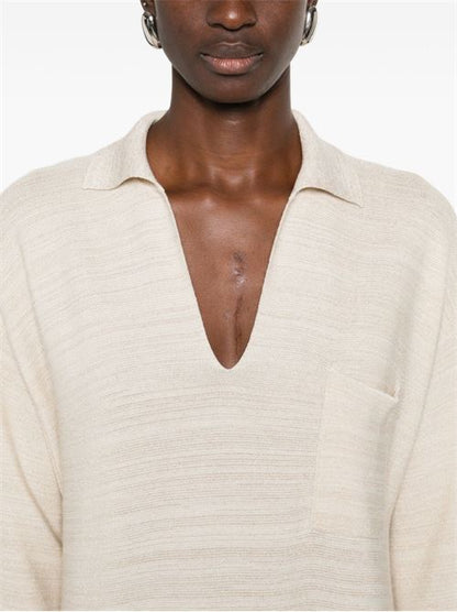 WOOL AND COTTON SHIRTDRESS