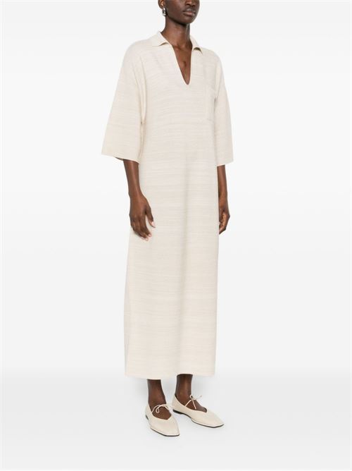 WOOL AND COTTON SHIRTDRESS