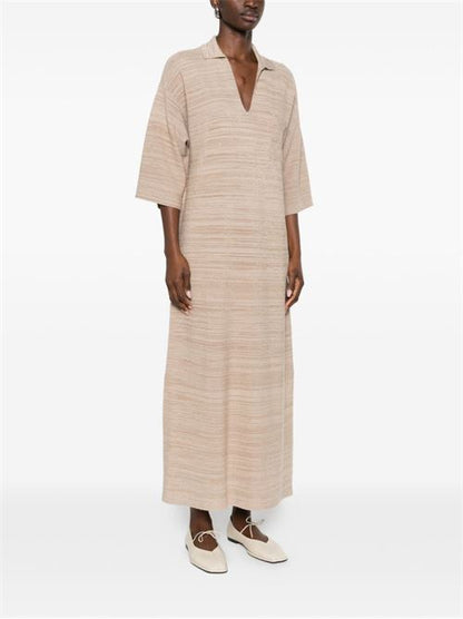 WOOL AND COTTON SHIRTDRESS