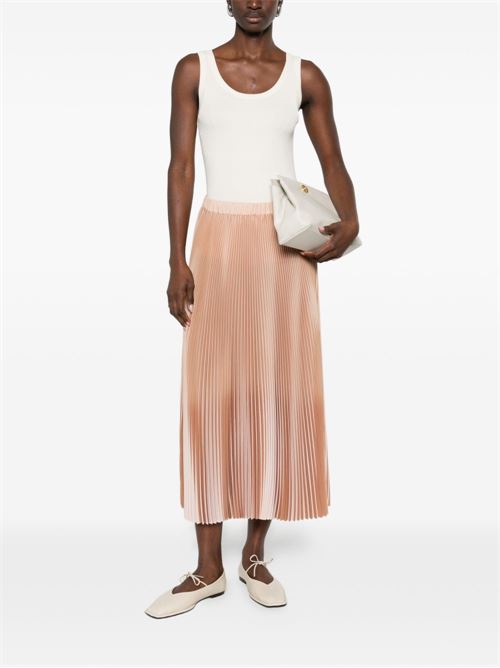 PLEATED LONG SKIRT