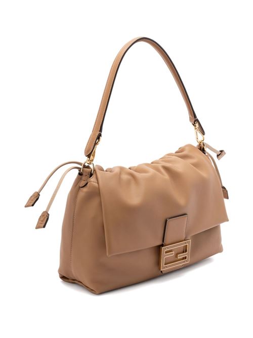 MAMMA BAGUETTE LARGE LEATHER SHOULDER BAG