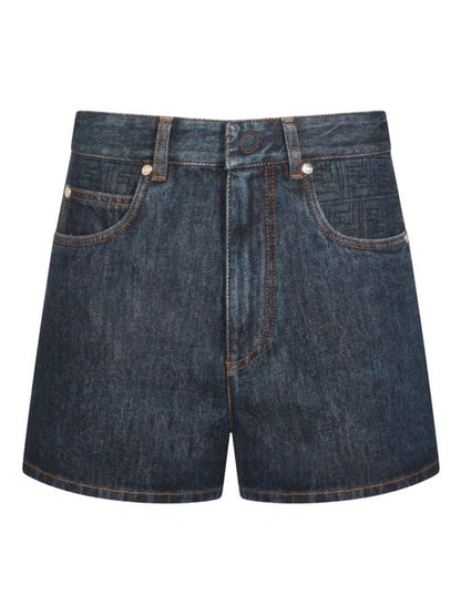 DENIM COTTON SHORTS