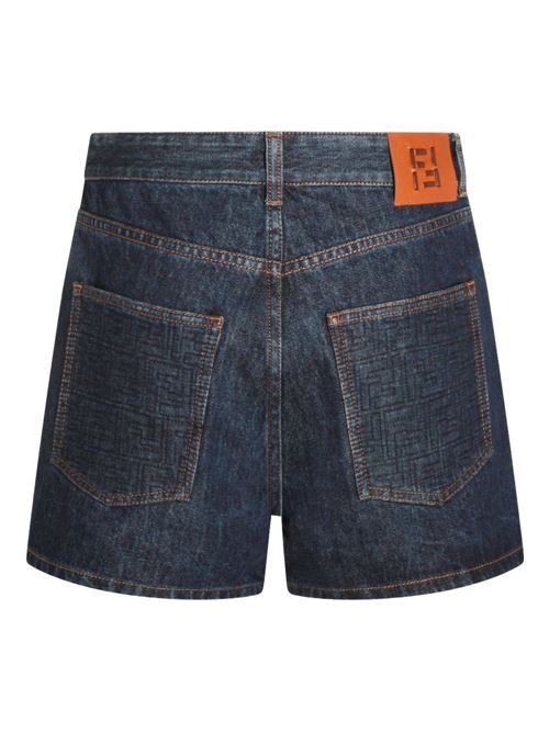 DENIM COTTON SHORTS