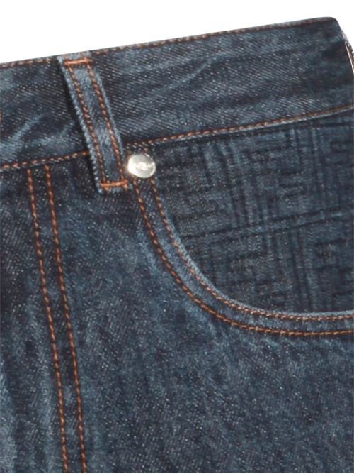 DENIM COTTON SHORTS