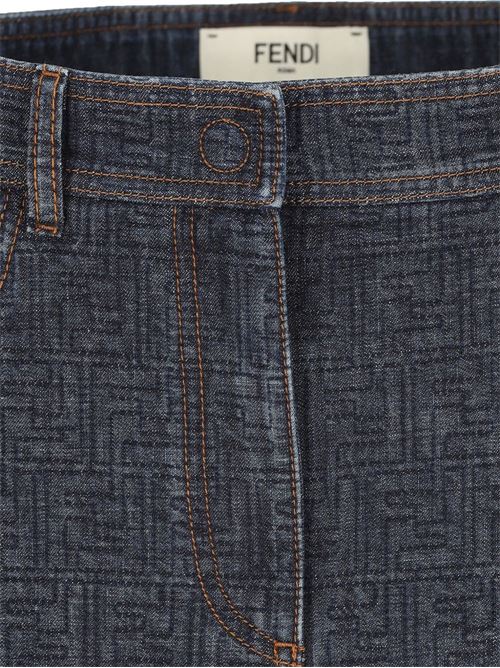 DENIM COTTON SKIRT