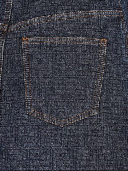 DENIM COTTON SKIRT