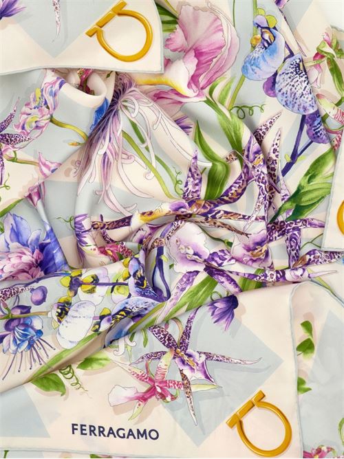 PRINTED SILK FOULARD
