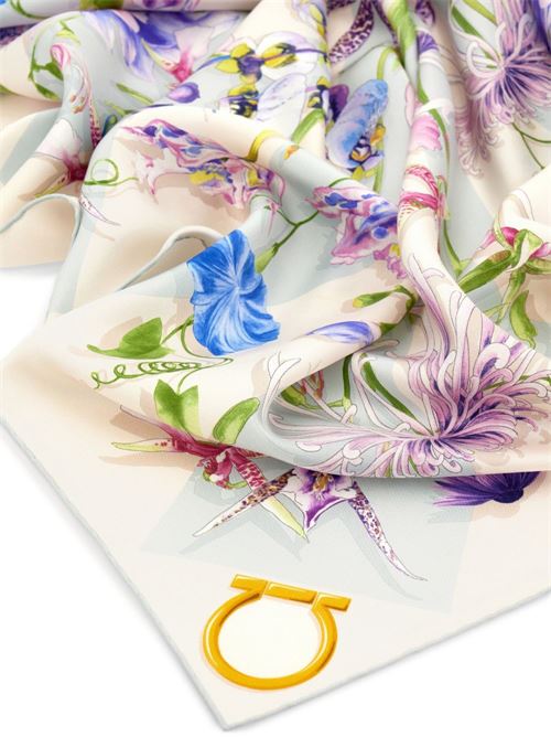 PRINTED SILK FOULARD
