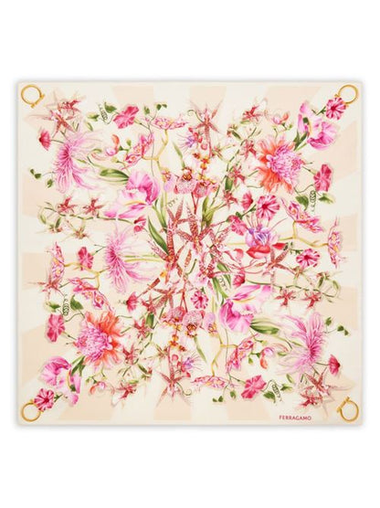 PRINTED SILK FOULARD