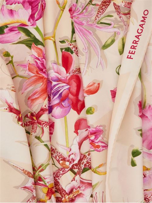 PRINTED SILK FOULARD