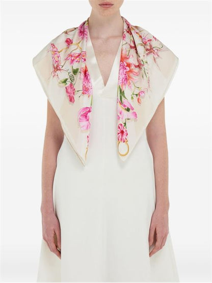 PRINTED SILK FOULARD