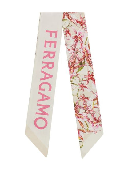 PRINTED SILK FOULARD