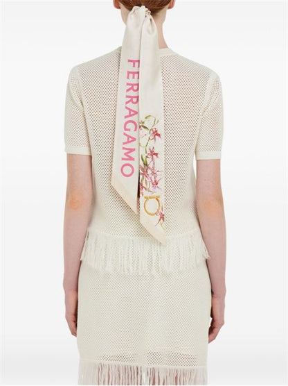 PRINTED SILK FOULARD