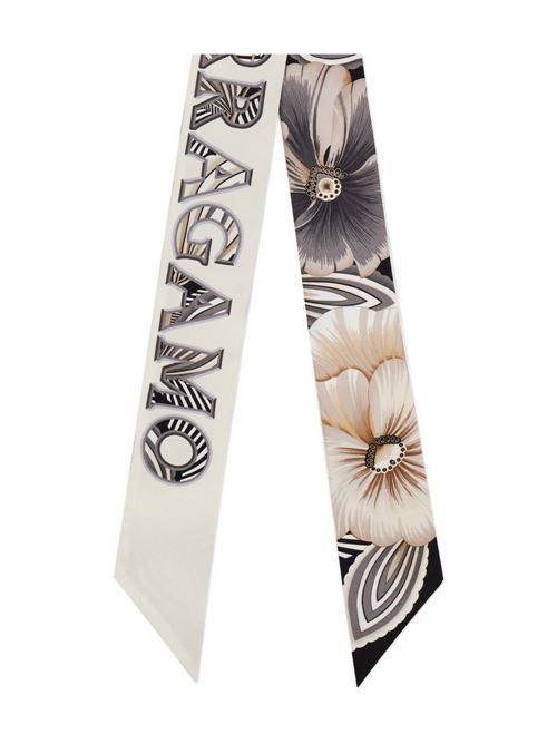 PRINTED SILK FOULARD