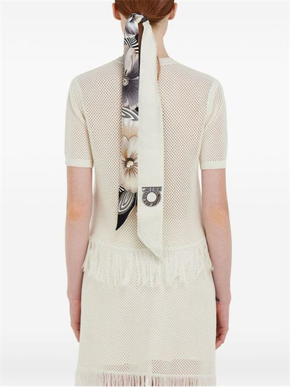 PRINTED SILK FOULARD