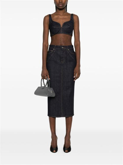DENIM LONG SKIRT