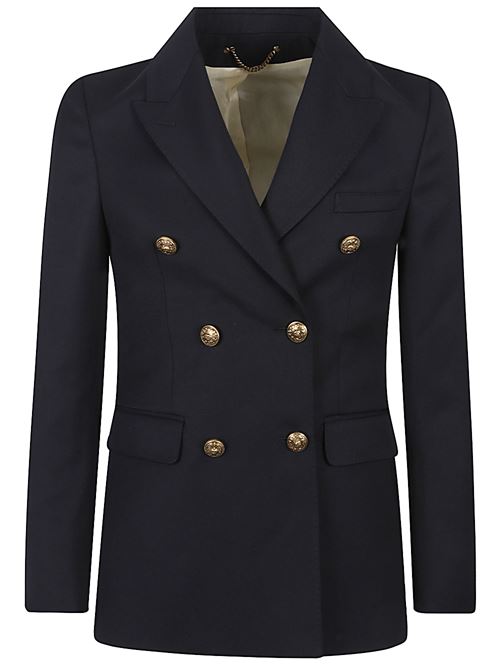 WOOL DOUBLE-BREASTED BLAZER JACKET