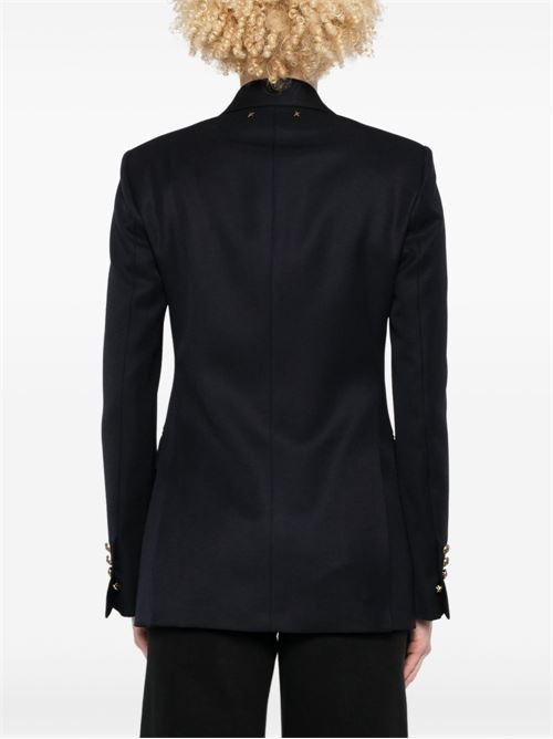 WOOL DOUBLE-BREASTED BLAZER JACKET