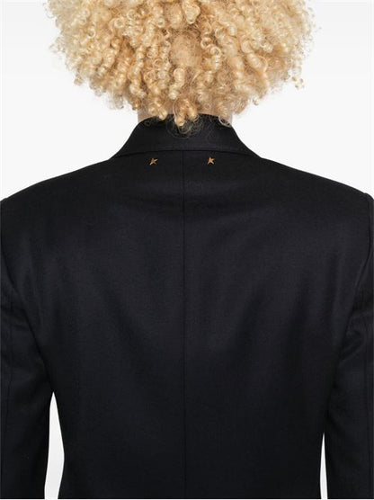 WOOL DOUBLE-BREASTED BLAZER JACKET