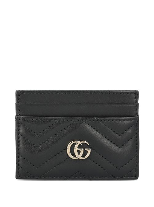 GG MARMONT LEATHER CARD CASE