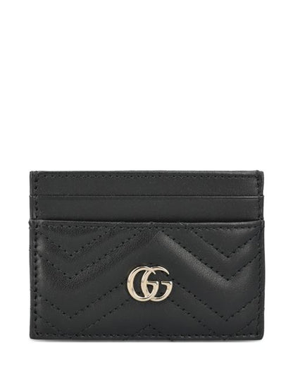 GG MARMONT LEATHER CARD CASE