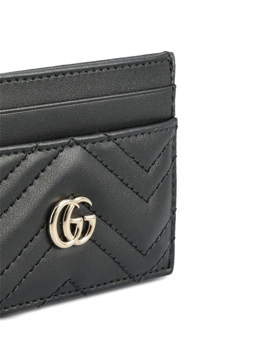 GG MARMONT LEATHER CARD CASE