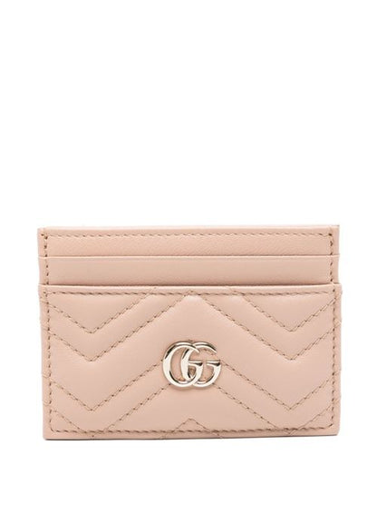 GG MARMONT LEATHER CARD CASE