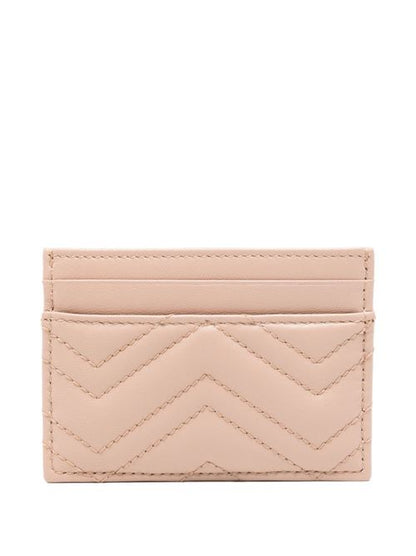 GG MARMONT LEATHER CARD CASE