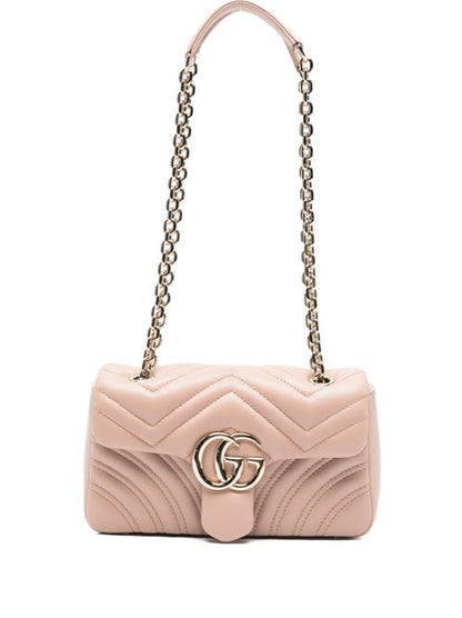 GG MARMONT LEATHER SHOULDER BAG
