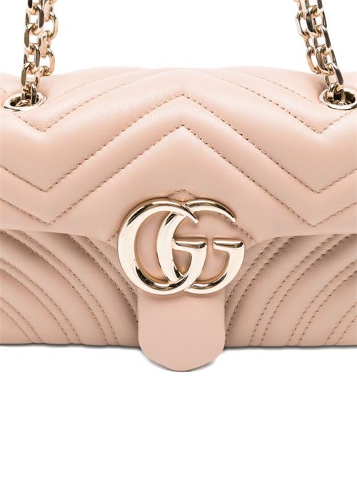 GG MARMONT LEATHER SHOULDER BAG