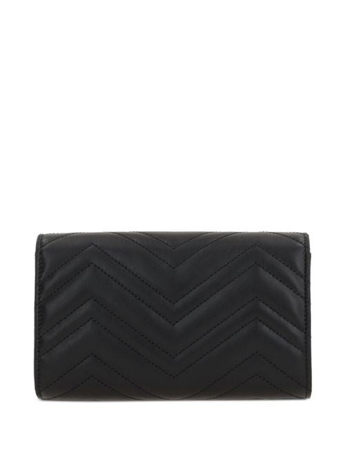 GG MARMONT LEATHER WALLET ON CHAIN