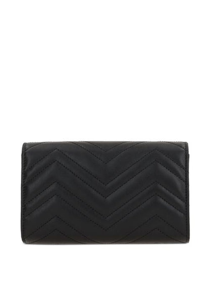 GG MARMONT LEATHER WALLET ON CHAIN