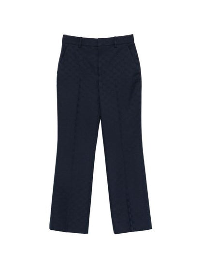 COTTON BLEND TROUSERS