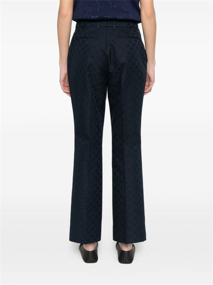 COTTON BLEND TROUSERS