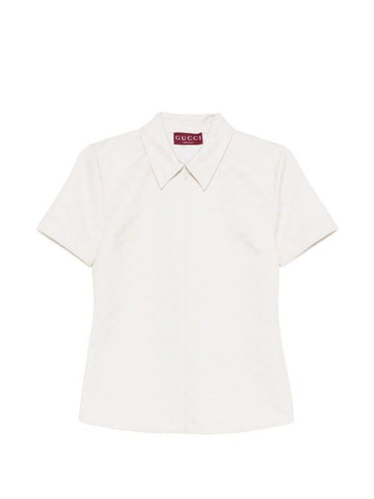 GG COTTON BLEND POLO SHIRT
