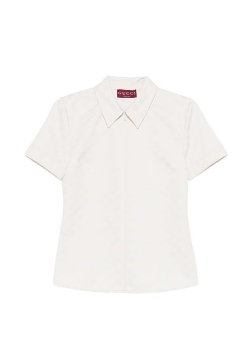 GG COTTON BLEND POLO SHIRT